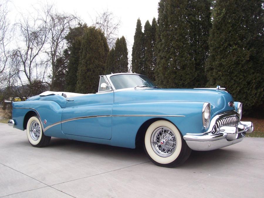 Buick Skylark Convertible Blue '1953